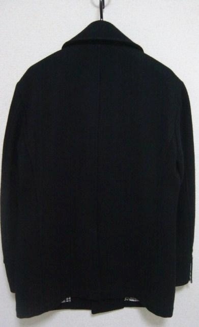  прекрасный товар BURBERRY BLACK LABEL серебряный кнопка шерсть морской пальто M чёрный кожа 2 жакет обратная сторона noba в клетку down Burberry Black Label 