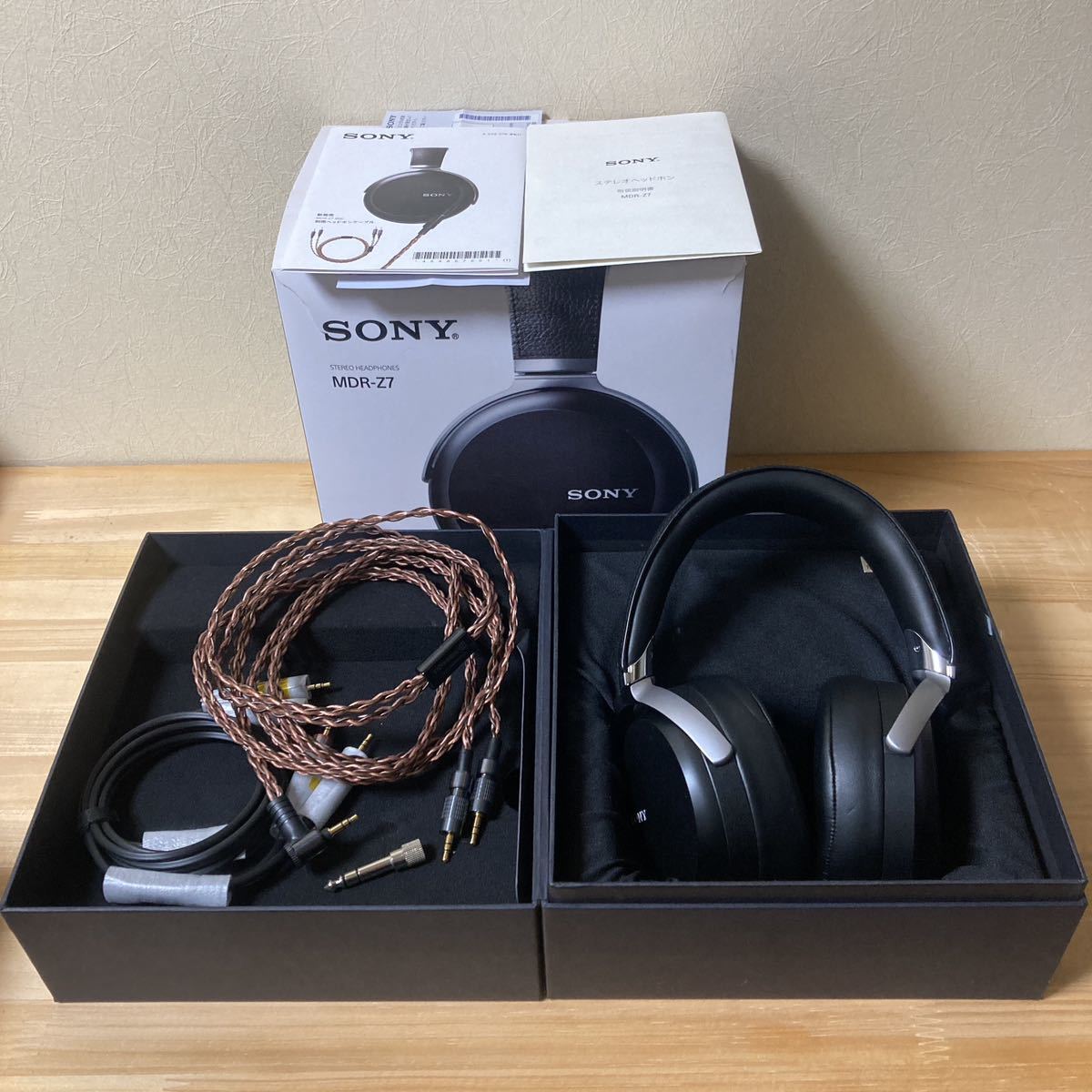 超美品! 別売り可 SONY MDR-Z7M2 MUC-B20SB1-