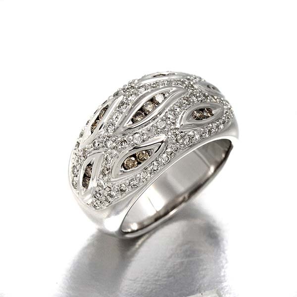 K18WG Diamond Ring № 12 D1.00CT