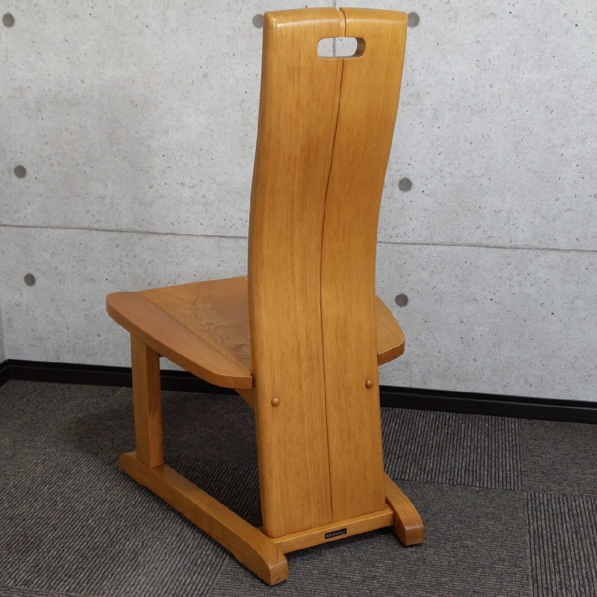 カリモク　椅子　座面高さ　37cm　チェア　リビング　ダイニング　ナチュラル　自然　家具【☆220ｘ131☆】_画像5