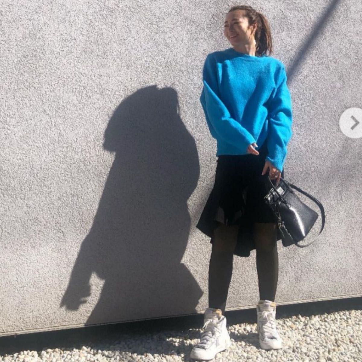 ZARA ソフト ニット セーター  サイズS 人気 完売 Instagram  ユニクロ H&M GU ザラ ブルー もっちり