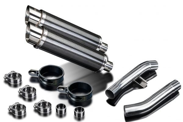 【オープニング 大放出セール】 DELKEVIC KIT2660 350mm 2006-2018 FJR1300 スリップオンカーボンマフラー★YAMAHA マフラー本体(社外)