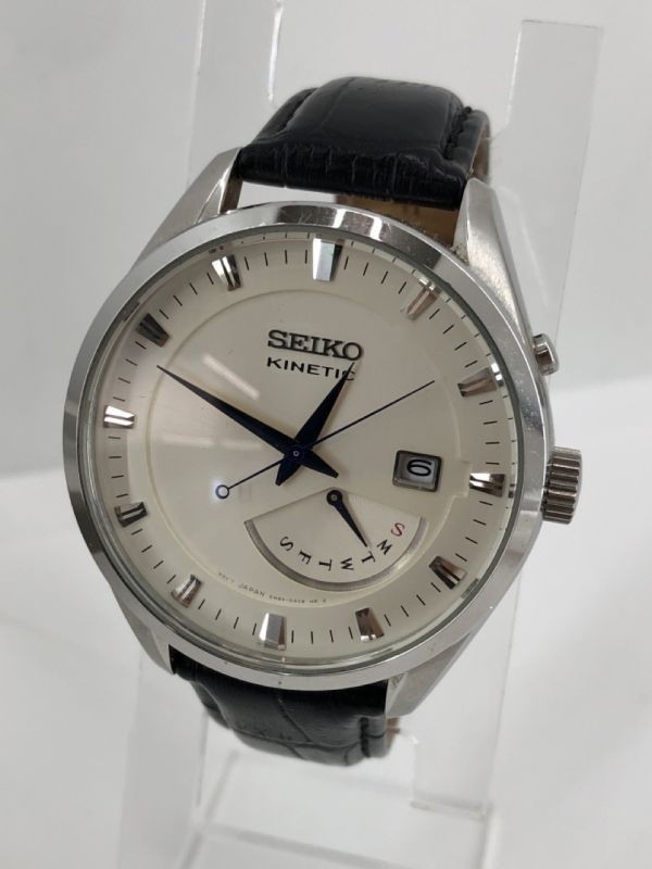 SEIKO メンズ腕時計 KINETIC 5M84-0AB0 自動巻き腕時計 腕時計、アクセサリー レディース腕時計  