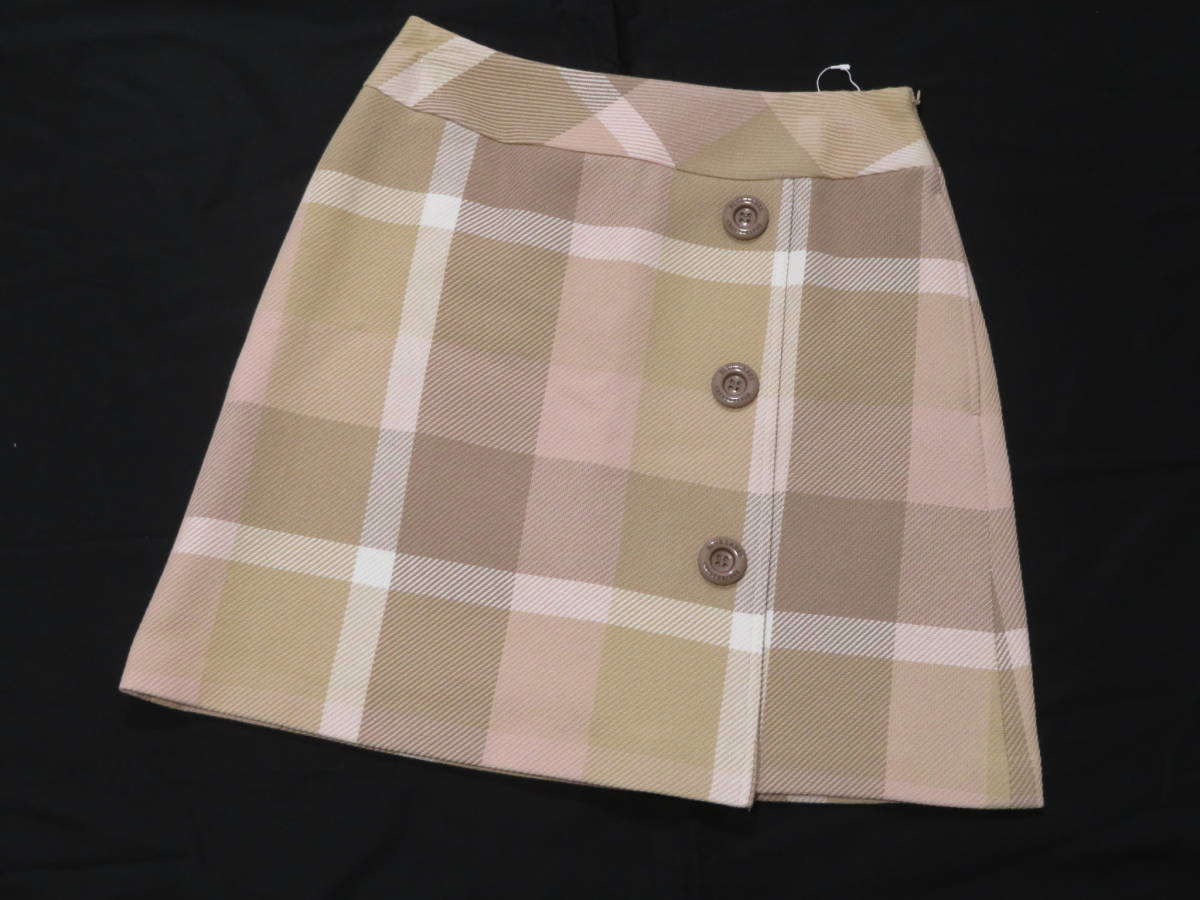  Blue Label k rest Bridge check pattern pcs shape miniskirt autumn winter 38 M 26,400 jpy 