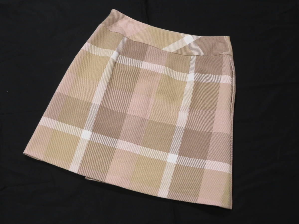  Blue Label k rest Bridge check pattern pcs shape miniskirt autumn winter 38 M 26,400 jpy 