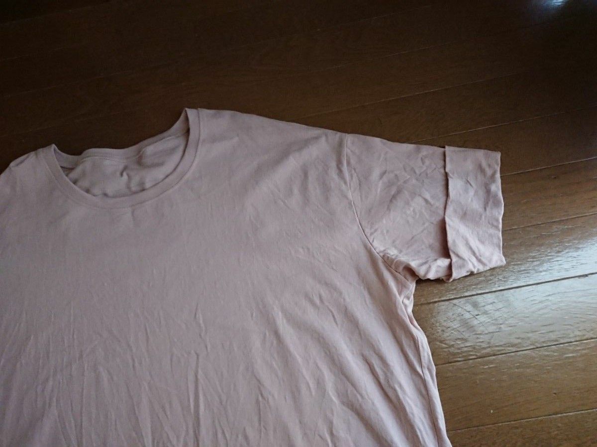 大きいサイズ◆袖ロールアップチュニック  Tシャツ  6L～8L