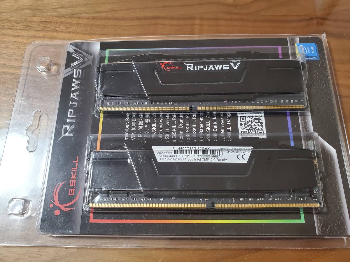 安い大得価 G.SKILL 2枚 計16GBの通販 by I3E's shop｜ラクマ DDR4