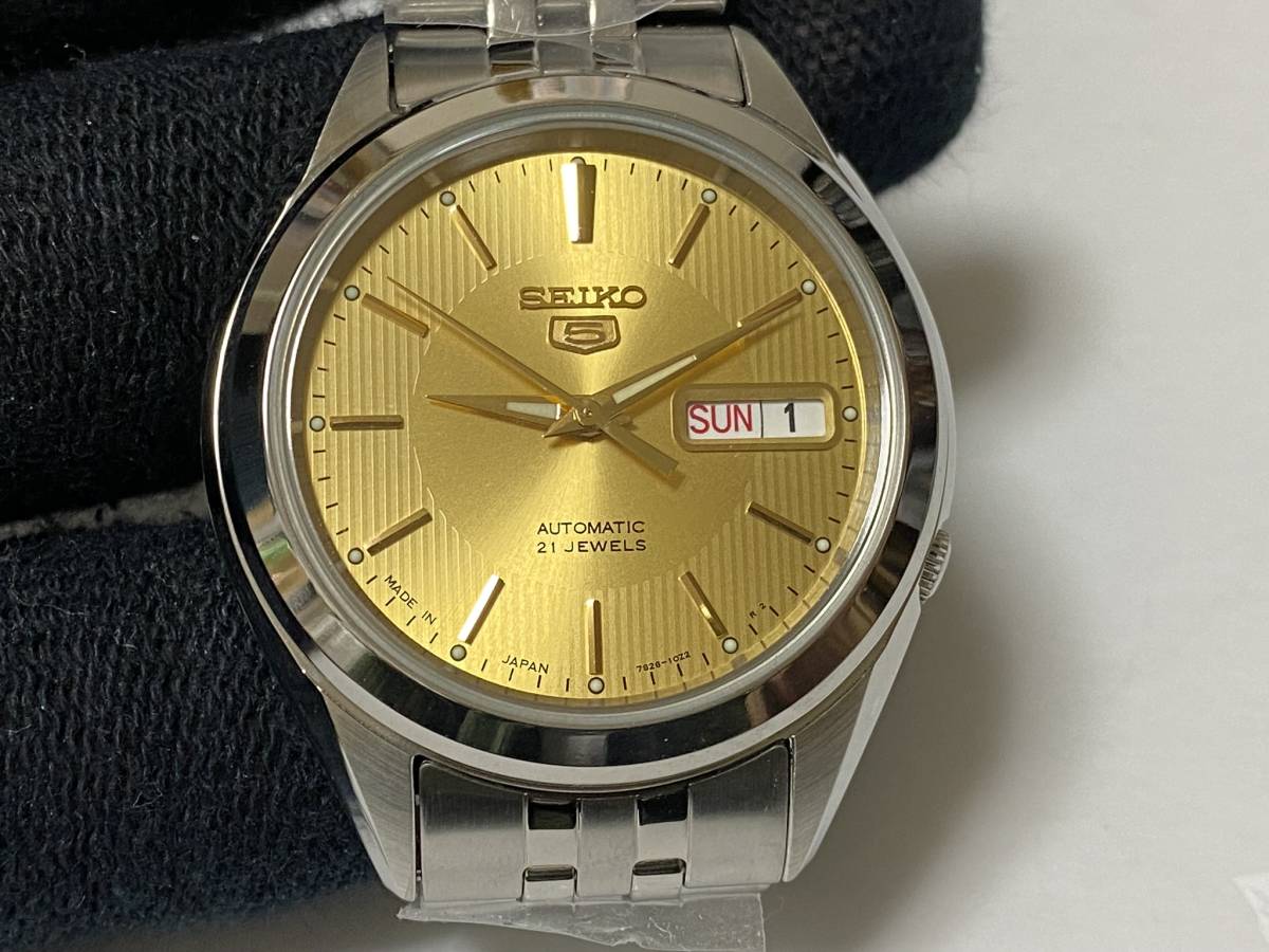 SEIKO セイコー５ ファイブ 自動巻き 腕時計 SNKL21J 展示未使用品