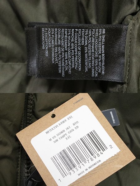 下げ札付き THE NORTH FACE M UX DOWN JKT-RTO ロング ダウン 下げ札付き THE NORTH FACE M UX DOWN JKT-RTO ロング ダウン