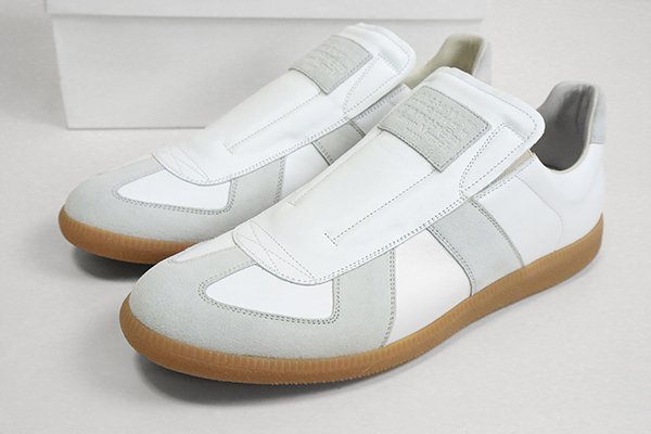 未使用 Martin Margiela 22◇ジャーマントレーナー スリッポン 16AW