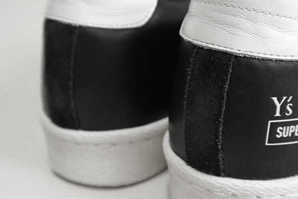 Y's × adidas ◆SUPER POSITION スニーカー 黒 30.5cm レザー ステッチ ローカット G97759 アディダス ワイズ ヨウジヤマモト ◆H-1_画像6