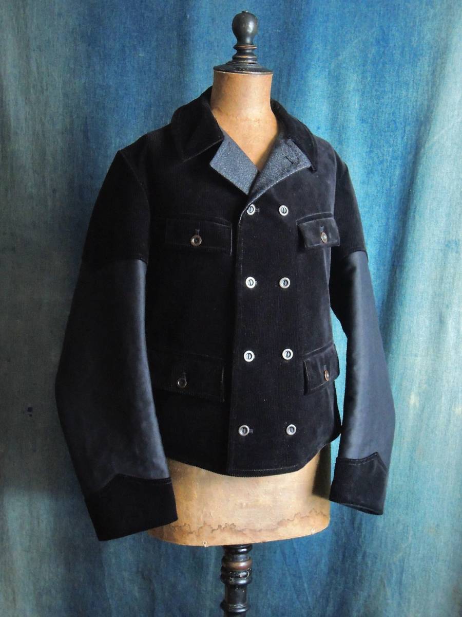 1930s French Double Breasted Work Jacket noonaesthetics.com