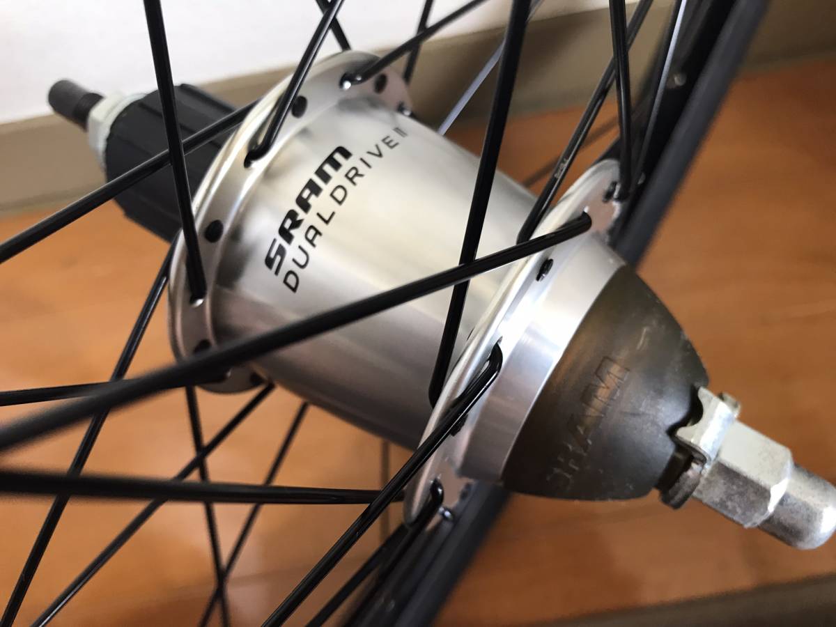 新品未使用超レア SRAM DualDriveⅡ 24-30段変速ホイール MAVIC 26インチ ショップ組 ハリヤー等アシスト自転車に最適オマケ付き_画像2