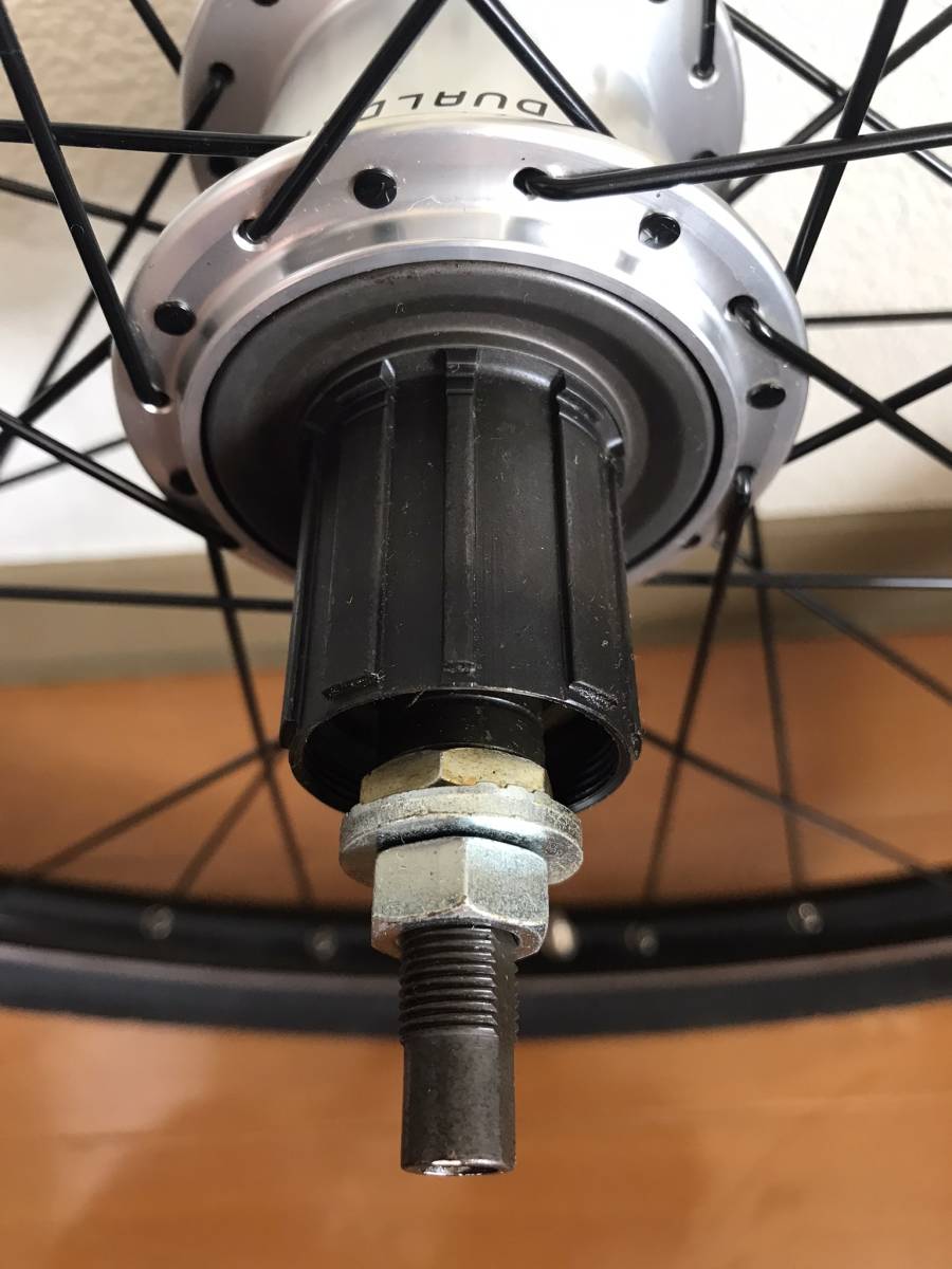 新品未使用超レア SRAM DualDriveⅡ 24-30段変速ホイール MAVIC 26インチ ショップ組 ハリヤー等アシスト自転車に最適オマケ付き_画像3