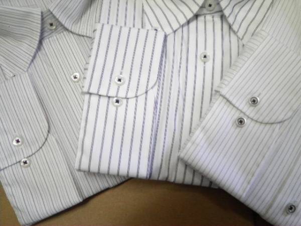 大きいサイズ７L 54-90*MEN'S CLUB*３枚組 高級Yシャツ 形態安定加工_画像3