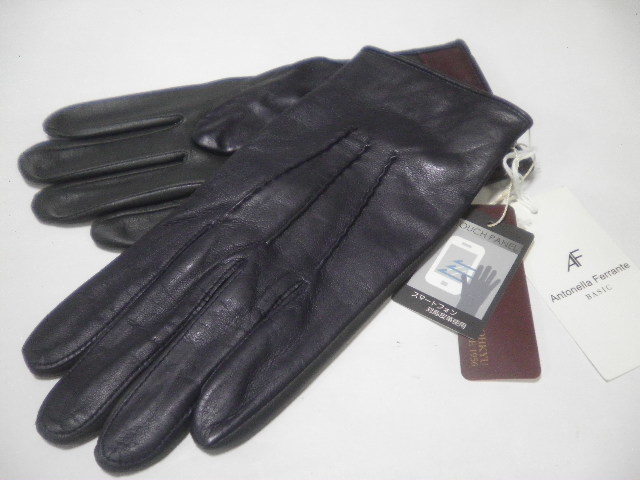 ANTONELLA FERRANTE アントネラ フェランテ*タッチパネル対応*サイズ 24cm*ラムレザー高級手袋