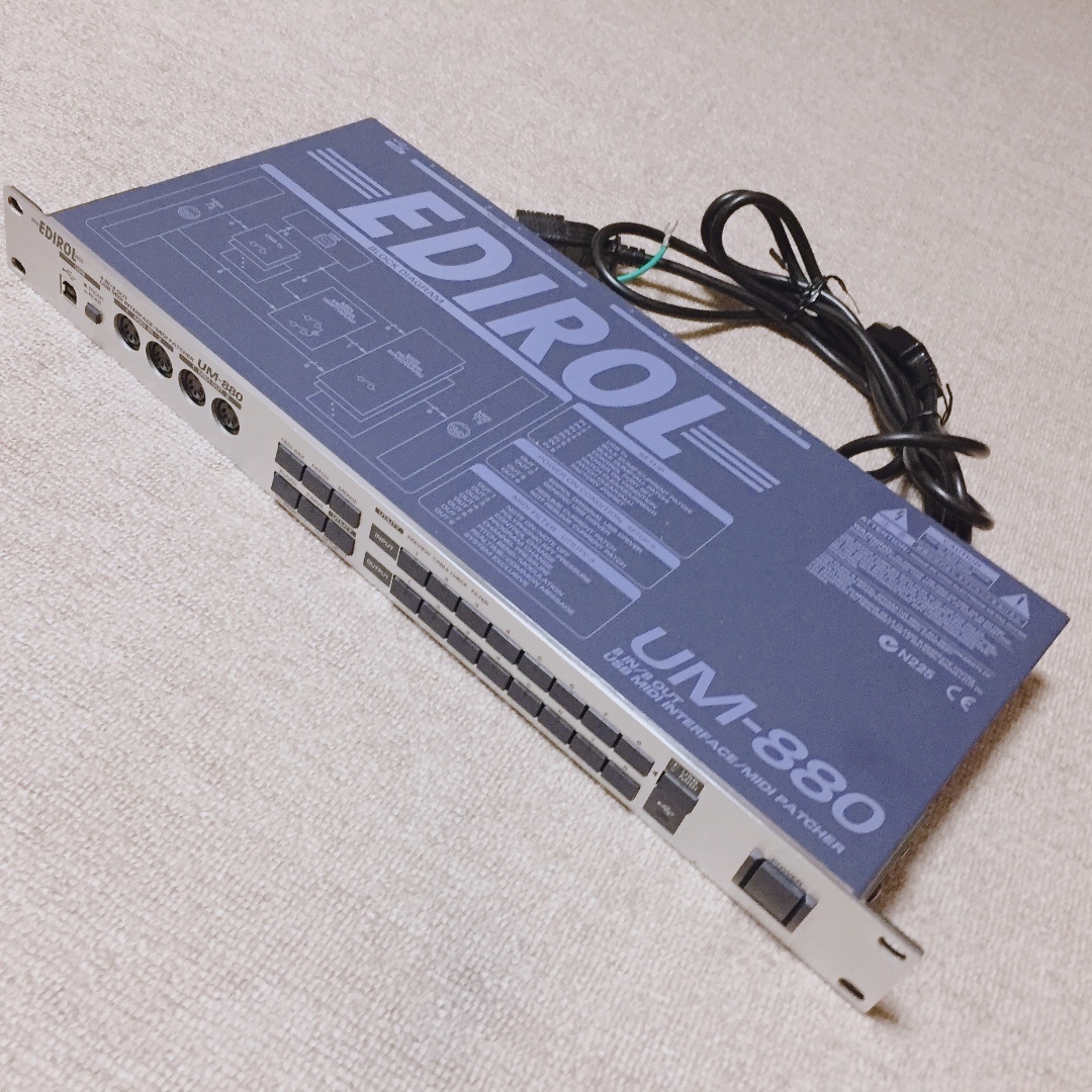 絶品】【絶品】EDIROL UM-880 MIDIインターフェイス 器材 | purcellcom.com