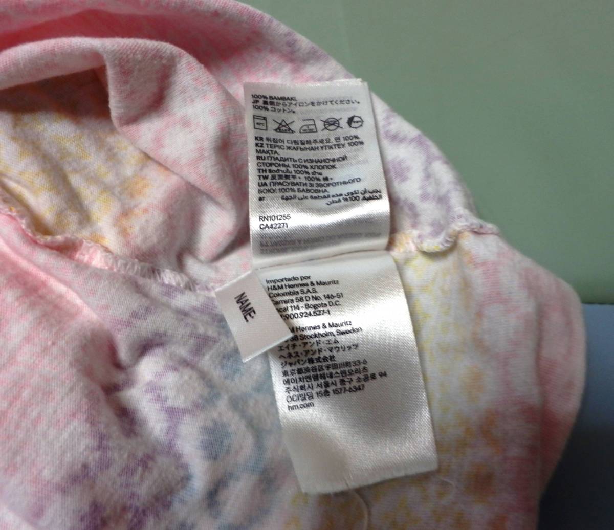 ベビー 子供服 サマードレス H&M 購入 サイズ90 綿100% とてもかわいい お出かけ用にしていた物_画像5