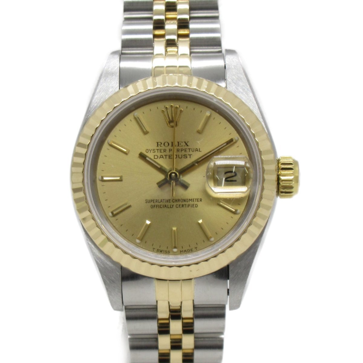 ROLEX ロレックス 腕時計 デイトジャスト 腕時計 ウォッチ ゴールド系 K18（イエローゴールド） 中古 レディース