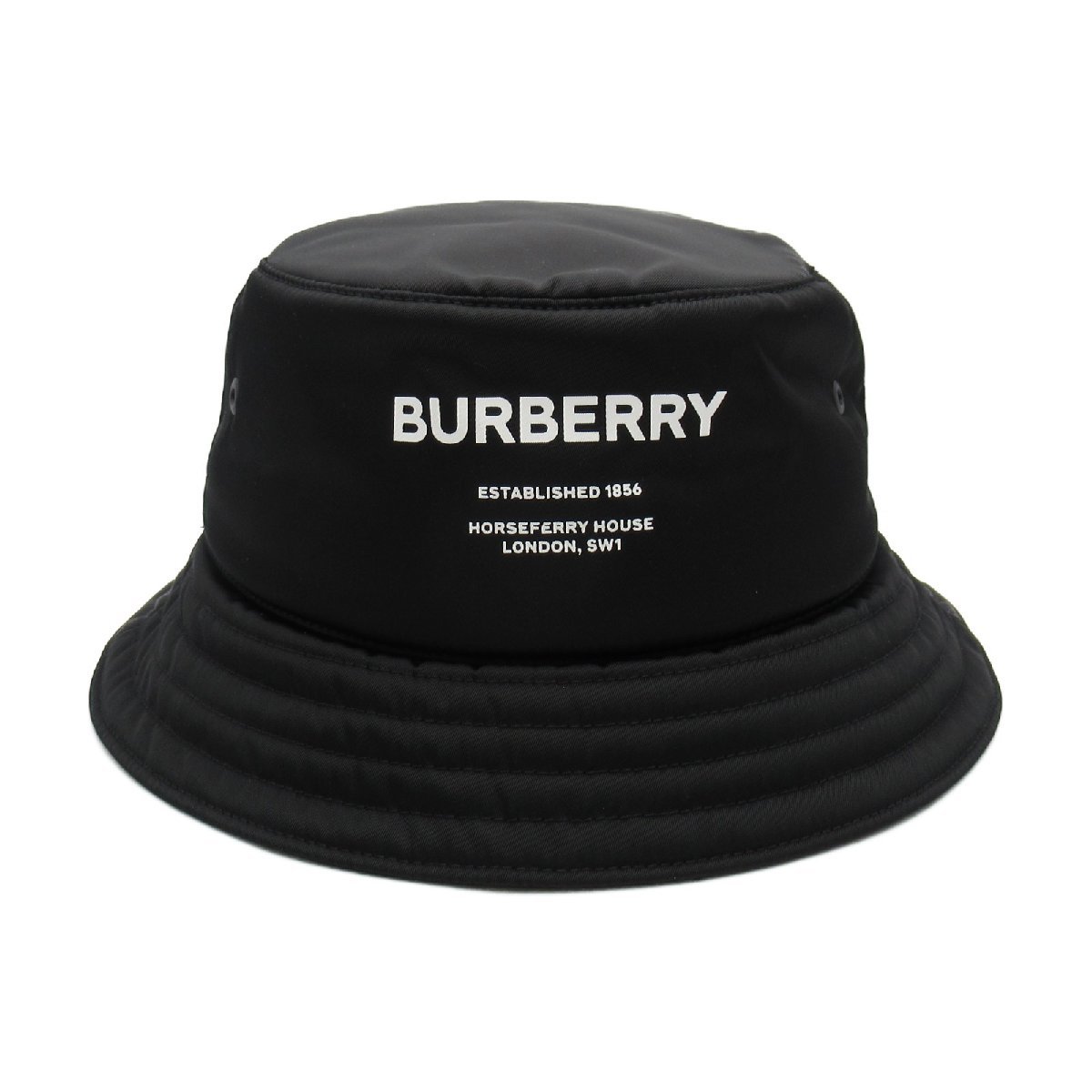 BURBERRY バーバリー ハット ハット 帽子 ブラック系 ナイロン ユニ 