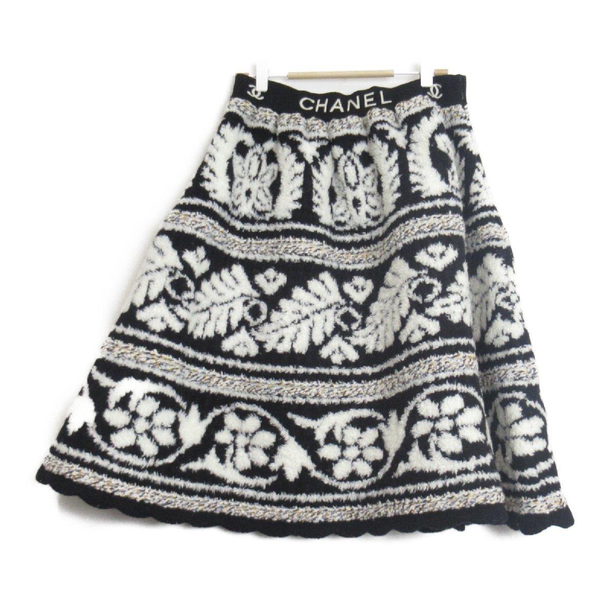 Chanel ウール ニットスカート-