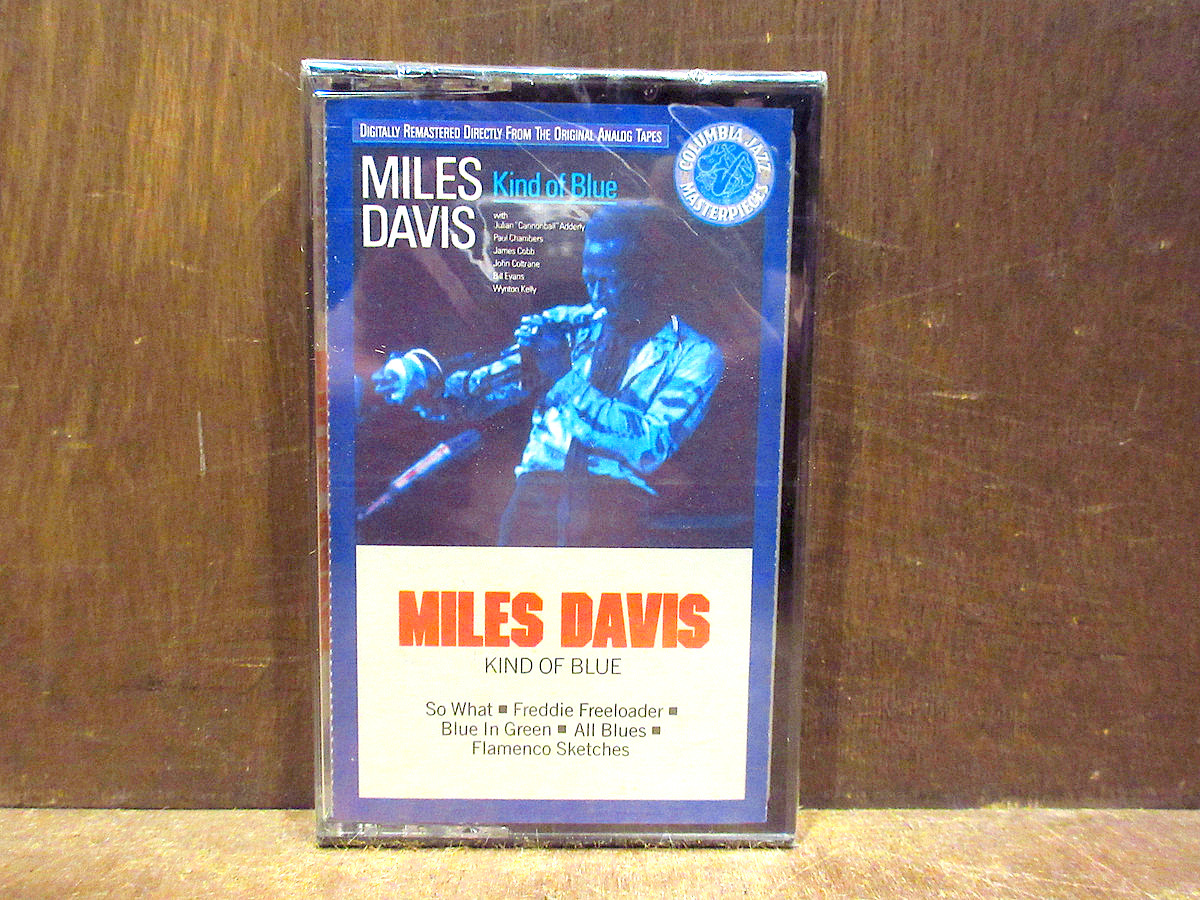新品未開封MILES DAVIS●KIND OF BLUEカセットテープ●221205k2-otclctシールドジャズJAZZマイルス・デイヴィスアナログデッドストックの画像2