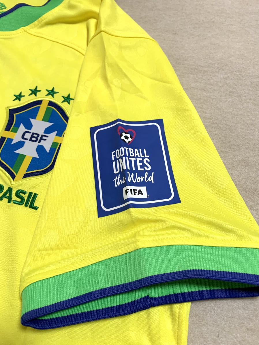 ワールドカップ2022ブラジル代表ネイマール選手ホーム レプリカユニフォーム