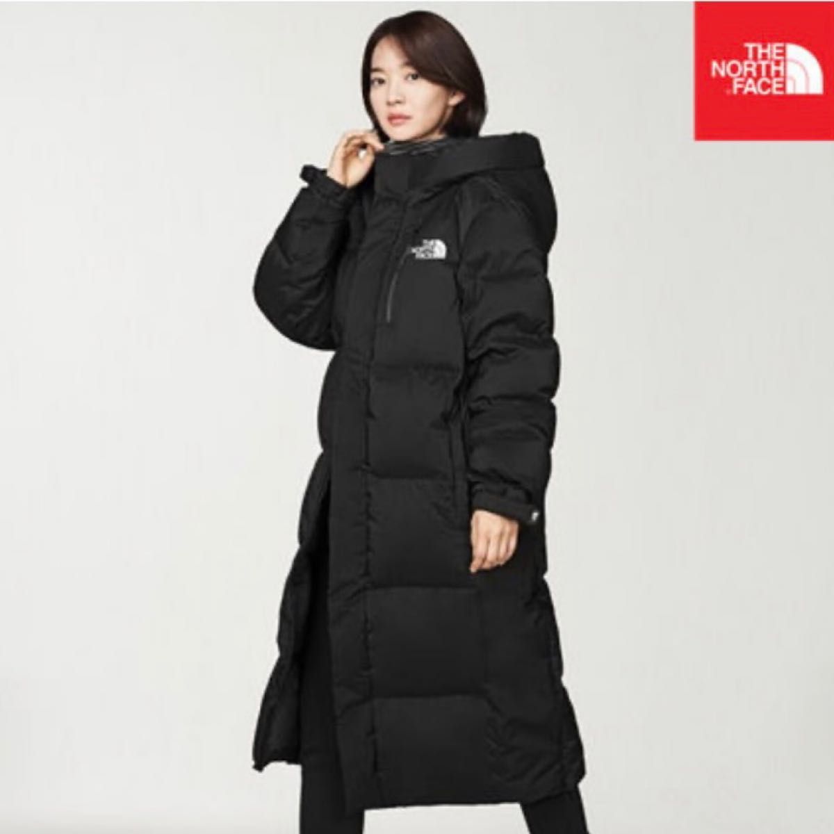 美品☆THE NORTH FACE ロングフードダウン レディースM ブラウン