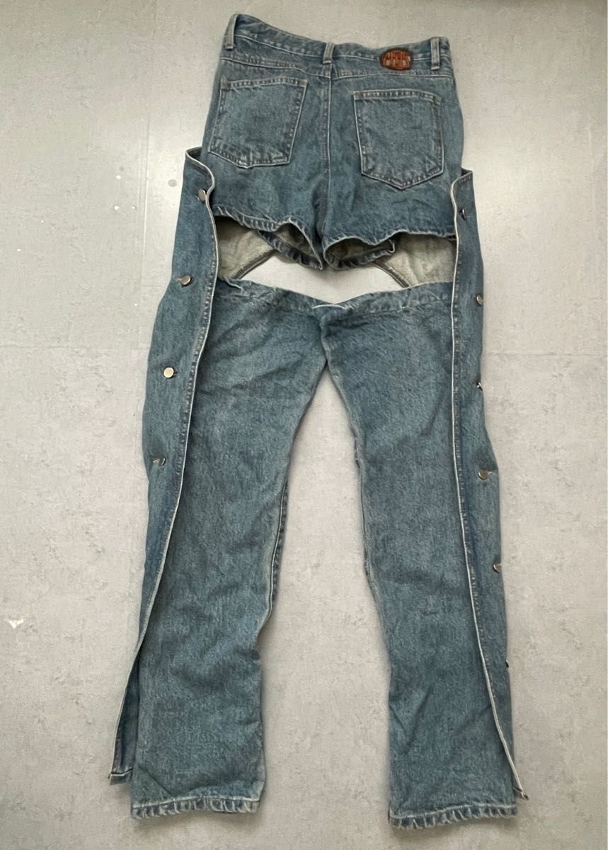 m.y.o.b nyc MYOB ファイヤーマンパンツ デニムパンツ