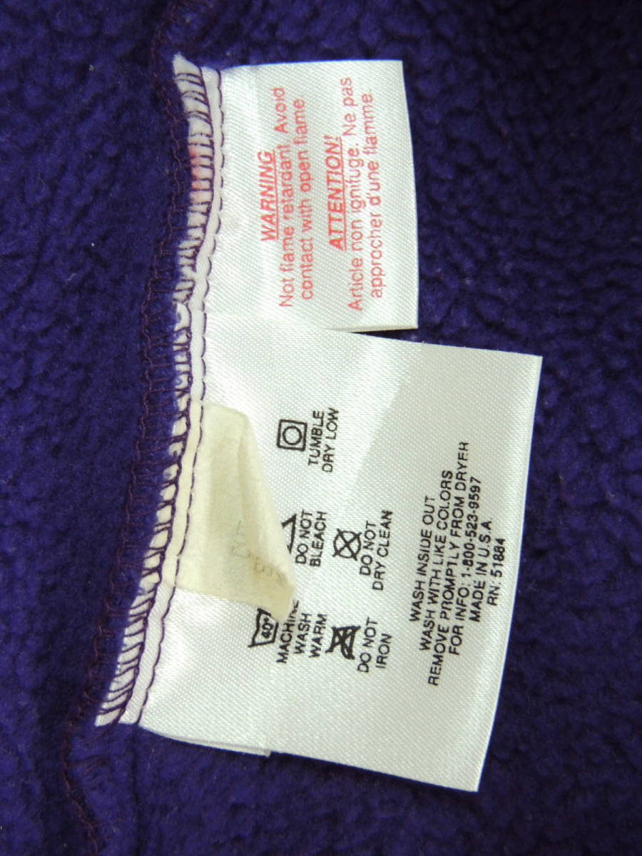 ★ エッグプラント 90S VINTAGE パタゴニア PATAGONIA F0 1990年 シンチラ スナップT フリースジャケット Sサイズ SMALL SNAP-T 25530_画像8