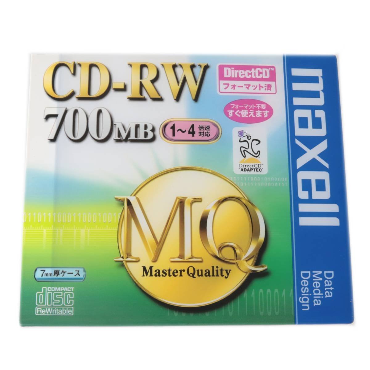 [ used ] maxellmak cell DVD0-RAM data for 4.7GB 2-3 speed correspondence CD-RW 700MB 1~4 speed correspondence each 1 sheets total 2 pieces set NT S rank 