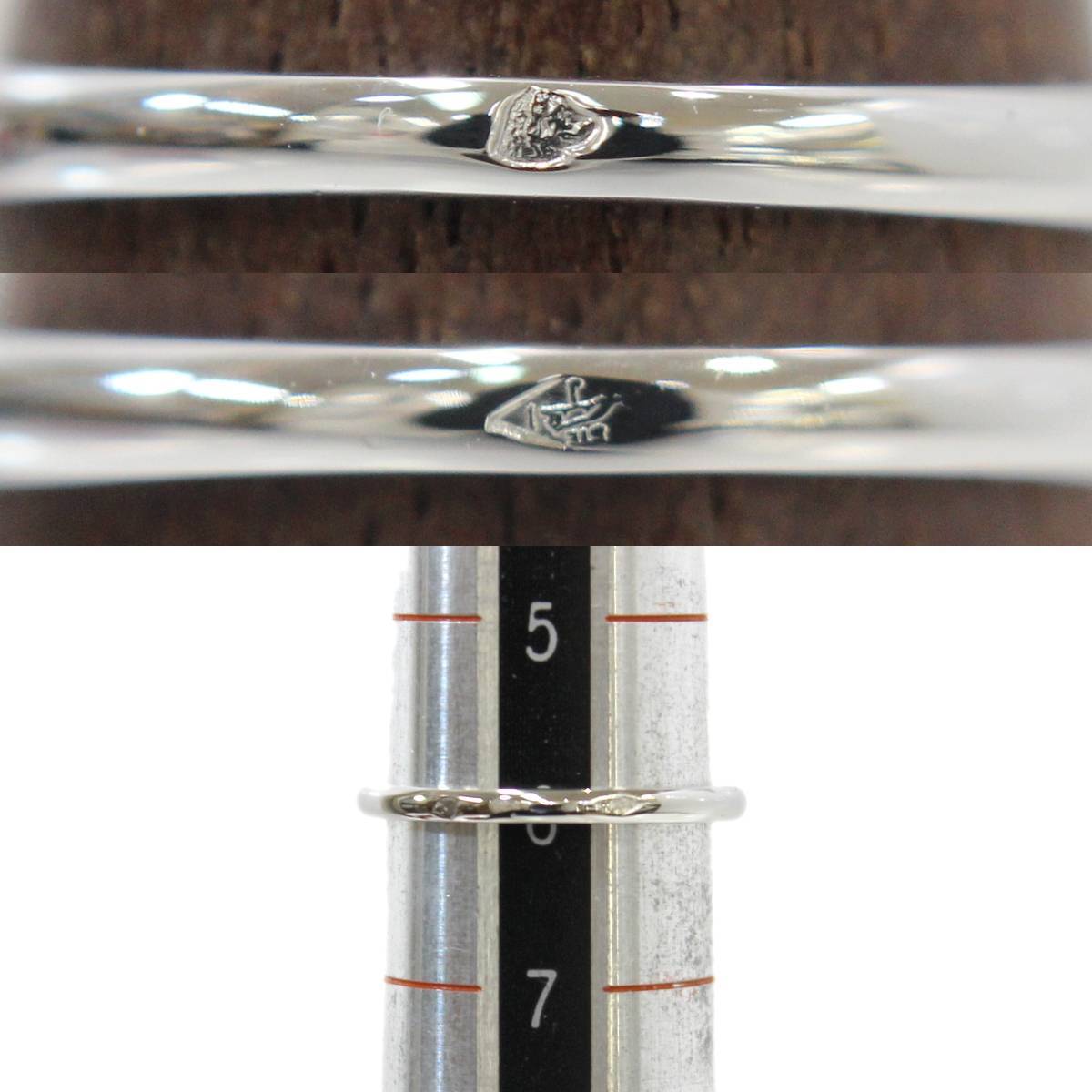 若者の大愛商品 2.8g G/VS1/EX 0.39ct プラチナ Pt950 指輪 リング