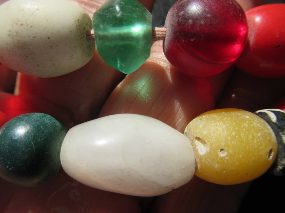  tonbodama bohemi Anne . nature stone Mix beads 68 piece 1 ream 