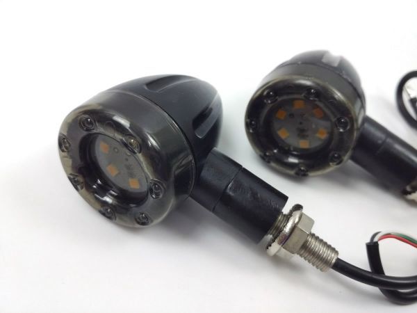 汎用ウインカーランプ テールランプ 高輝度6LED 2個セット バイク用 定形外_画像5