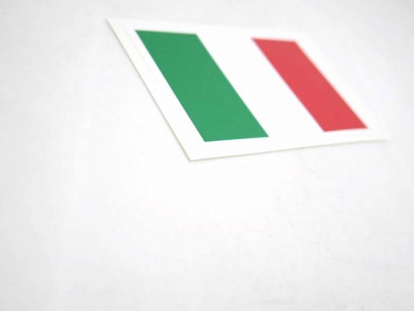 イタリア国旗 ステッカー 防水 シール 8cm_画像5