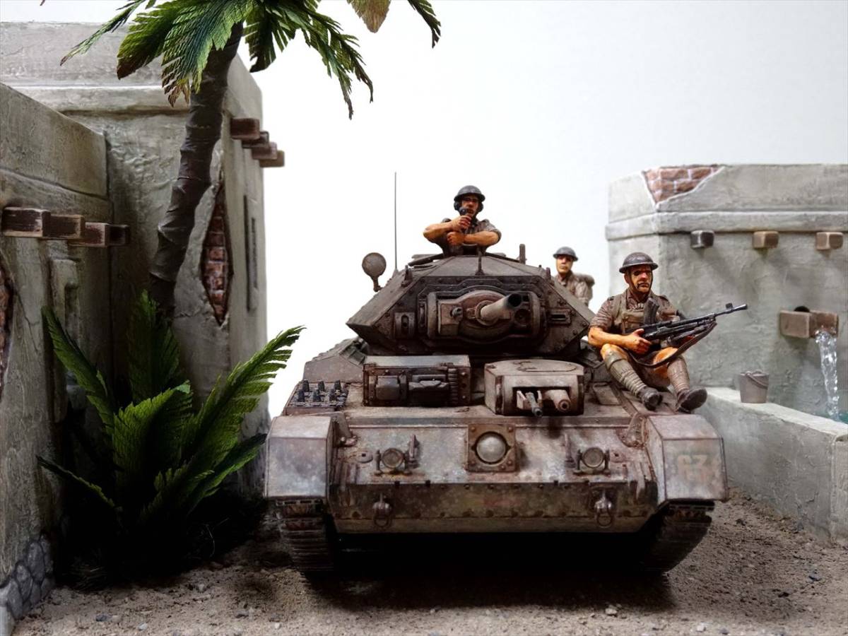 *1/35*kruse Ida -Mk.Ⅰ*ita rely * cruise tank * sand .* street average * cocos nucifera. tree * taking water place * water surface * geo llama * final product *