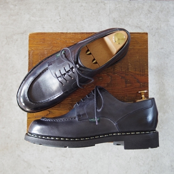 正規認証品!新規格 極美品 パラブーツ SIZE 6リスレザー TEXソール Uチップ