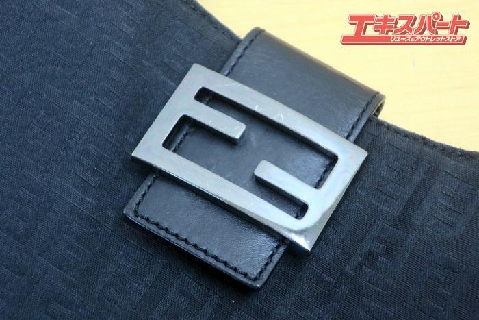 超安い品質 FENDI フェンディ ズッキーノ ワン ショルダーバッグ 黒