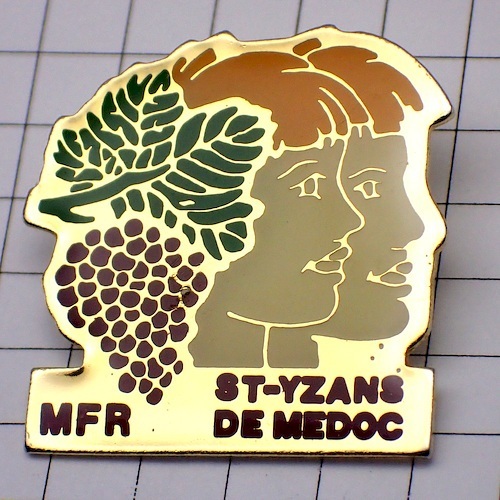 Bind Badge Medoc Местный винный пивоваренный завод Bordeaux Bordeaux ◆ French Limited Pins ◆ Редкий винтажный пин