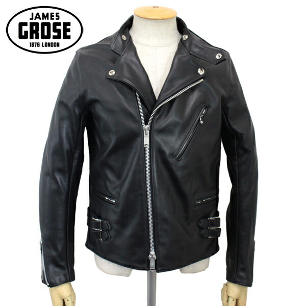 JAMES GROSE (ジェームスグロース) G05-12 MEN'S KANSAN JACKET(メンズカンサンジャケット) BLACK ブラック JG003-40_JAMESGROSE(ジェームスグロース