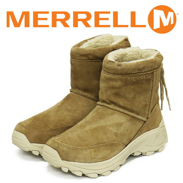 MERRELL (メレル) J005118 WINTER PULL ON ウィンタープルオン ウィメンズ ブーツ CAMEL MR