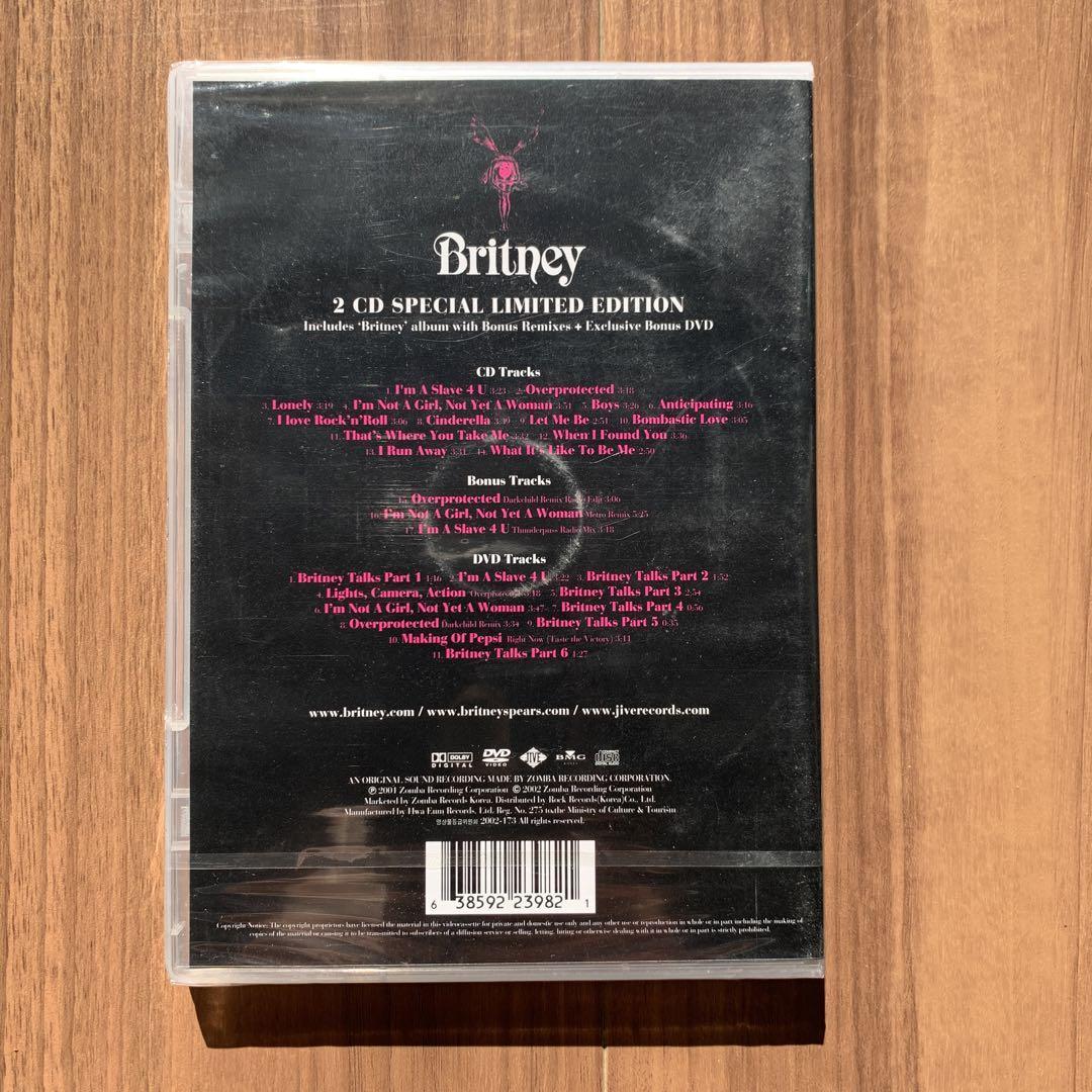 Britney Spears ブリトニー・スピアーズ Britney CD+DVD 韓国盤 新品未開封