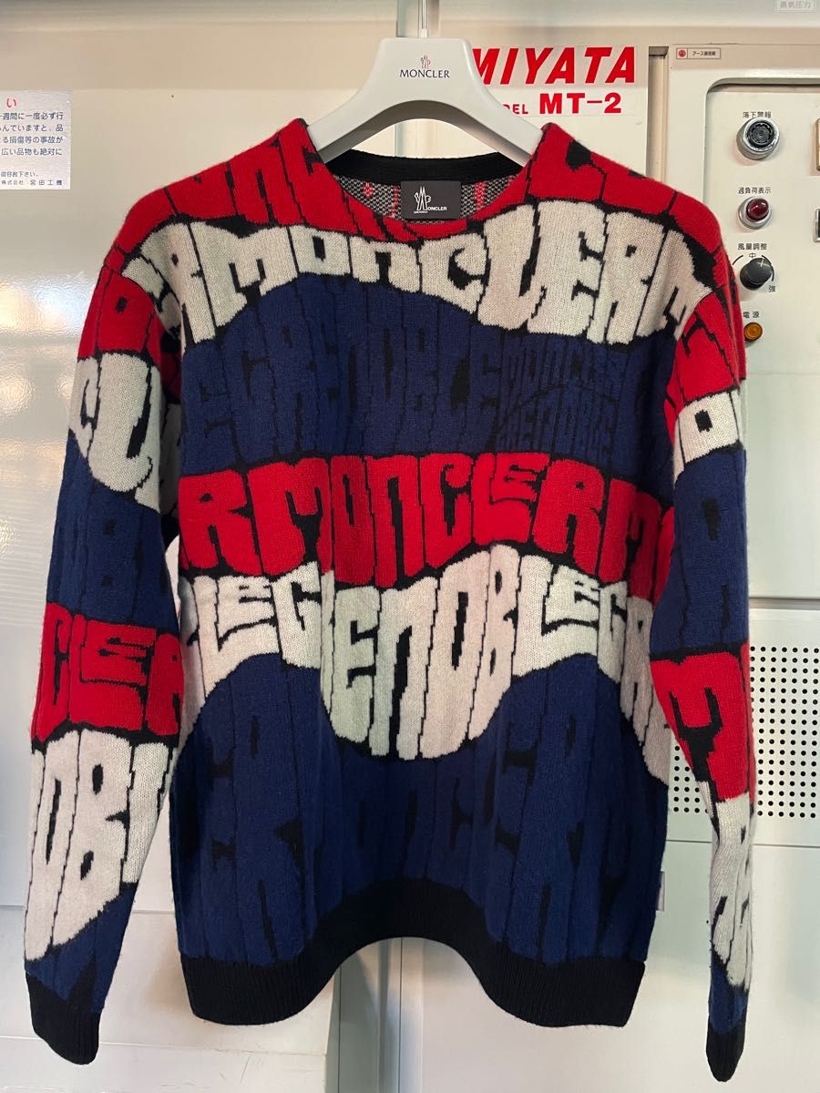 MONCLER GRENOBLE ヴァージンウールカシミヤ ニット セーター サイズ L