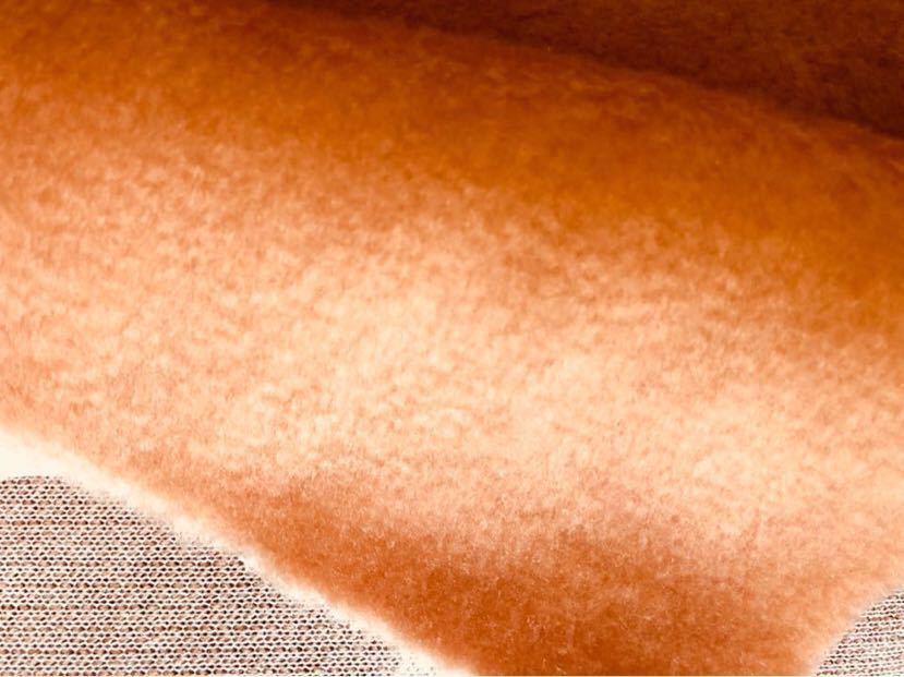  cloth person club cloth * cloth acrylic fiber fur F4 light .. red tea ( orange series ) double width x approximately 50cm