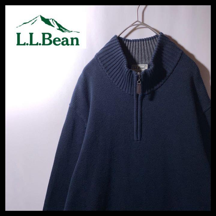 新発売の L.L.Bean エルエルビーン ハーフジップニット 古着 econet.bi