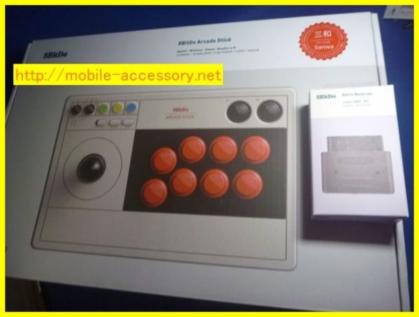スーファミ対応　8BitDo Arcade Stick　Switch /Lite Raspberry PiWindowsSteamメーカー特別モデル三和電子VER 有線・無線 JLF-TP-8YT I