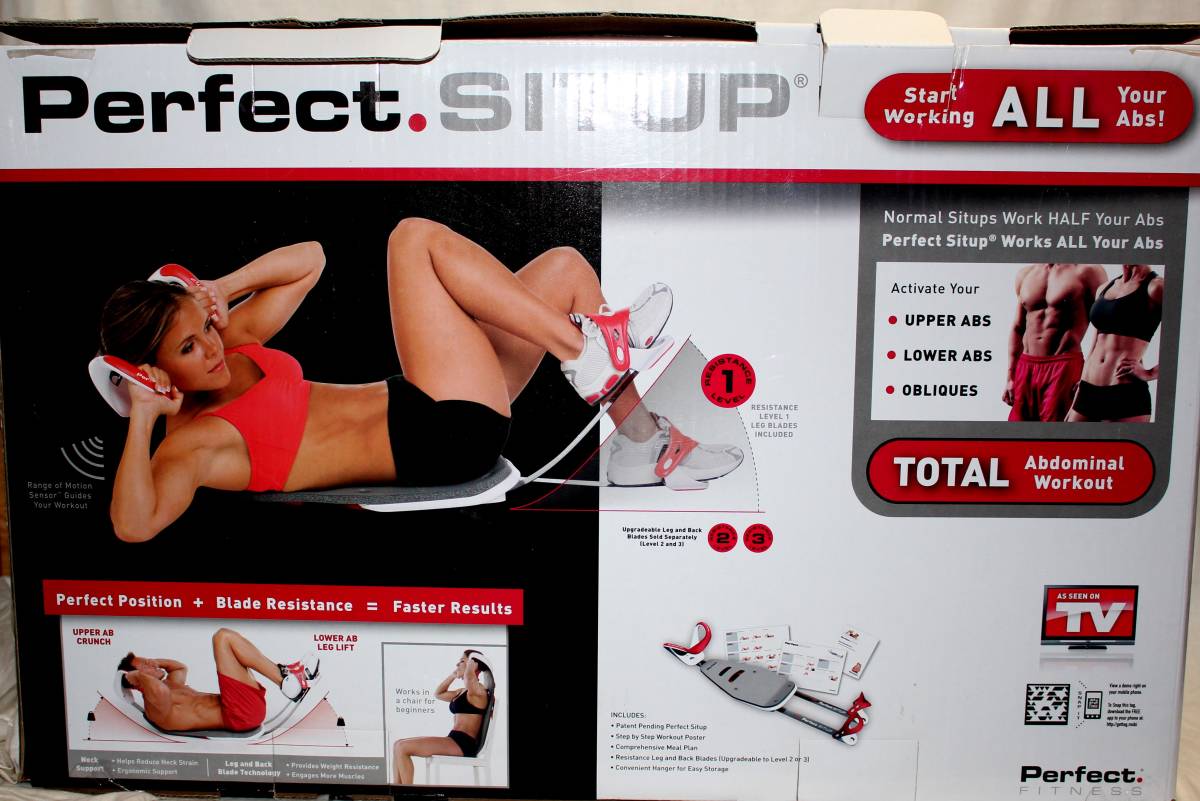 【送料無料】 Perfect SitUpパーフェクトシットアップ Perfect Fitnessパーフェクトフィットネス・腹筋運動の画像1