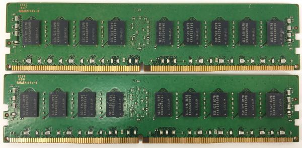 【8GB×2枚セット】SAMSUNG PC4-2133P DDR4-17000 計16G 1R×4 中古メモリ サーバー用 即決 税込 即日発送 動作保証【送料無料】の画像2