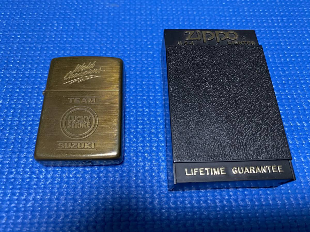 希少】Zippo 1991年製 ラッキーストライク TEAM SUZUKI-