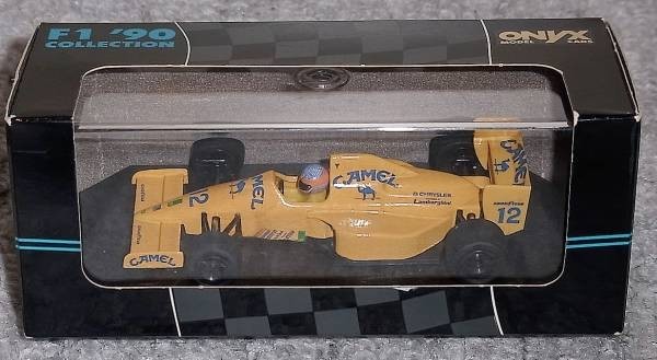 純正タバコ仕様 ONYX 1/43 ロータス ランボルギーニ 102 ドネリー LOTUS 1990 Lamborghini CAMEL キャメル